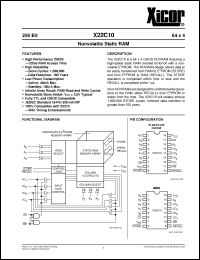 Click here to download X22C10 Datasheet