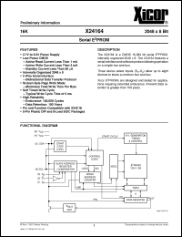 Click here to download X24164S8I-2,7 Datasheet