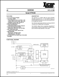 Click here to download X24C04 Datasheet