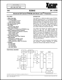 Click here to download X25642S8-2,7 Datasheet