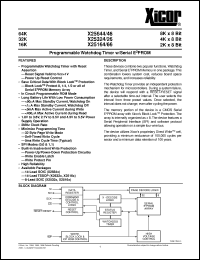 Click here to download X25166V14I-2,7 Datasheet