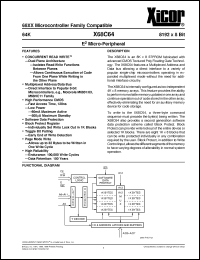Click here to download X68C64 Datasheet