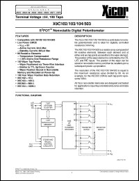 Click here to download X9C102PM Datasheet