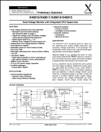 Click here to download X40011V8-C Datasheet