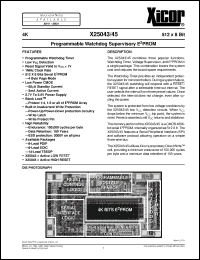 Click here to download X25045 Datasheet