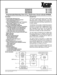 Click here to download X25323 Datasheet