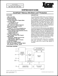 Click here to download X25F008 Datasheet