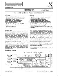 Click here to download X3101PT-V Datasheet
