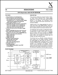 Click here to download X5045PI Datasheet