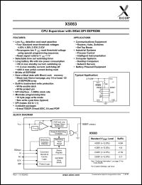 Click here to download X5083P-4.5A Datasheet