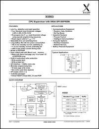 Click here to download X5083V8 Datasheet