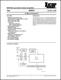 Click here to download X68257 Datasheet