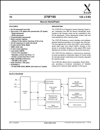 Click here to download X76F100M8I Datasheet