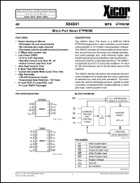 Click here to download X84041 Datasheet