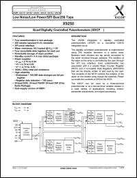 Click here to download X9250TS24 Datasheet