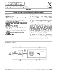 Click here to download X9271UB Datasheet
