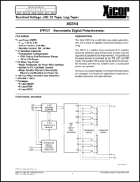 Click here to download X9314 Datasheet