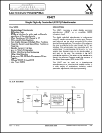 Click here to download X9421WVI-2.7 Datasheet