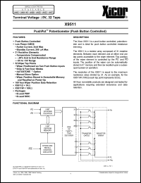 Click here to download X9511W Datasheet