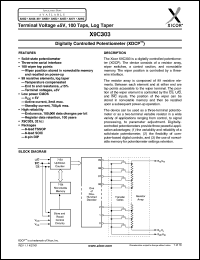 Click here to download X9C303S8 Datasheet