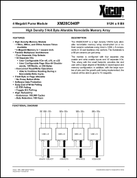 Click here to download XM28C040P Datasheet
