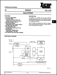 Click here to download X24C01SIC7000 Datasheet