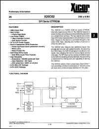 Click here to download X25C02P3 Datasheet