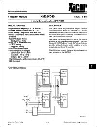 Click here to download XM28C040M20 Datasheet