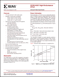 Click here to download XC95144XV-5CS144I Datasheet