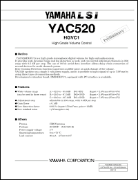 Click here to download YAC520-E Datasheet