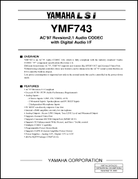 Click here to download YMF743 Datasheet
