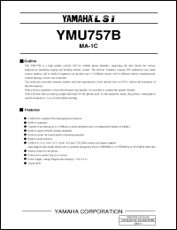 Click here to download YMU757B Datasheet