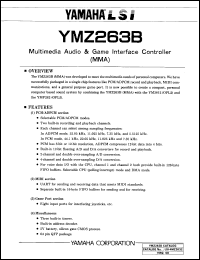 Click here to download YMZ263B Datasheet