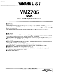 Click here to download YMZ705 Datasheet