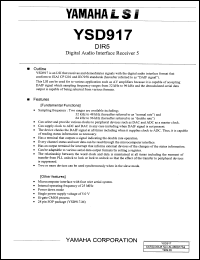 Click here to download YSD917 Datasheet