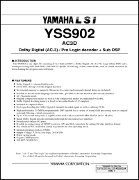 Click here to download YSS902-E Datasheet