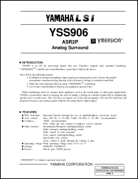 Click here to download YSS906-N Datasheet