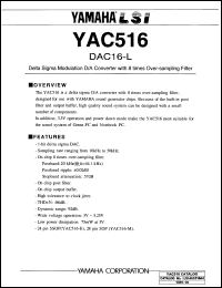 Click here to download YAC516-E Datasheet