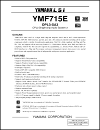 Click here to download YMF715E-S Datasheet
