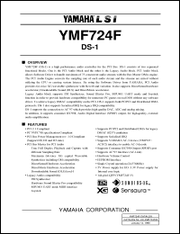 Click here to download YMF724F-V Datasheet
