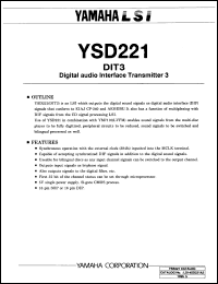 Click here to download YSD221-D Datasheet