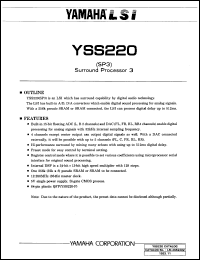 Click here to download YSS220-F Datasheet