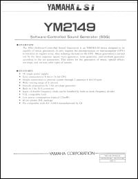 Click here to download YM2149 Datasheet