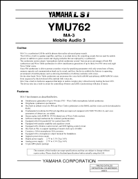 Click here to download YMU762 Datasheet