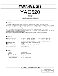 Click here to download YAC520 Datasheet