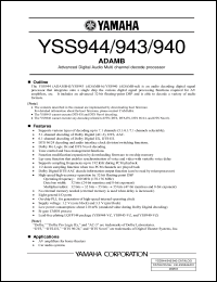 Click here to download YSS940 Datasheet
