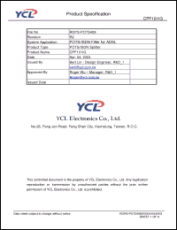 Click here to download CPF101IG Datasheet