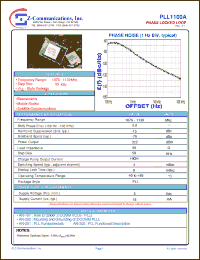 Click here to download PLL1100A Datasheet