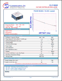 Click here to download CLV1025E Datasheet