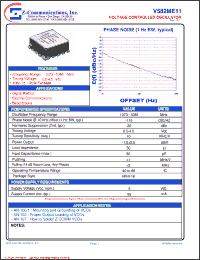 Click here to download V582ME11 Datasheet